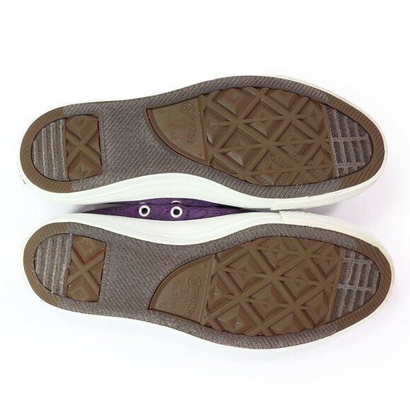 Converse Women's Chuck Taylor All Star Shoreline Slip On Sneaker Purple Lace 8 - Picture 7 of 8